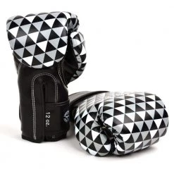 MUAY THAI MICROFIBER BOXING GLOVES FAIRTEX BGV14 - BLACK PRISM
