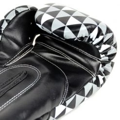 MUAY THAI MICROFIBER BOXING GLOVES FAIRTEX BGV14 - BLACK PRISM 10 MUAY THAI MICROFIBER BOXING GLOVES FAIRTEX BGV14 - BLACK PRISM