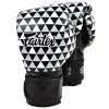 MUAY THAI MICROFIBER BOXING GLOVES FAIRTEX BGV14 - BLACK PRISM