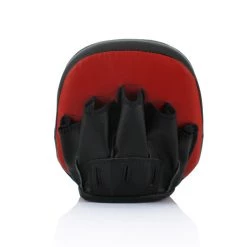 COACHING FAIRTEX FOCUS MITTS CURVED SHORT MICROFIBER FMV14 - BLACK/RED