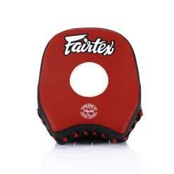 COACHING FAIRTEX FOCUS MITTS CURVED SHORT MICROFIBER FMV14 - BLACK/RED