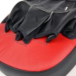 COACHING FAIRTEX FOCUS MITTS CURVED SHORT MICROFIBER FMV14 - BLACK/RED