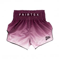 MUAY THAI SHORTS BY FAIRTEX BS1904 FADE MAROON