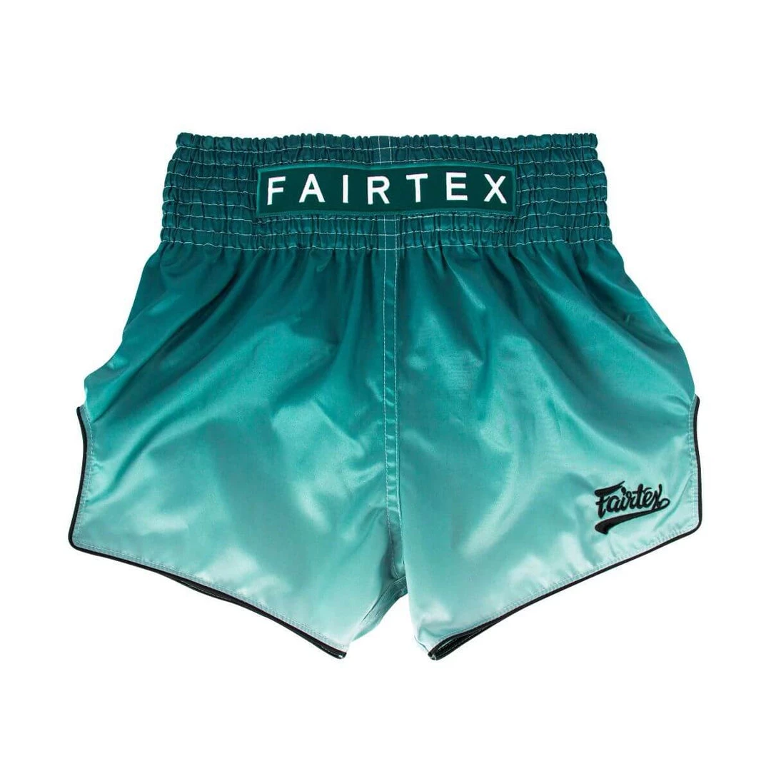 MUAY THAI SHORTS BY FAIRTEX BS1906 FADE GREEN 4 MUAY THAI SHORTS BY FAIRTEX BS1906 FADE GREEN