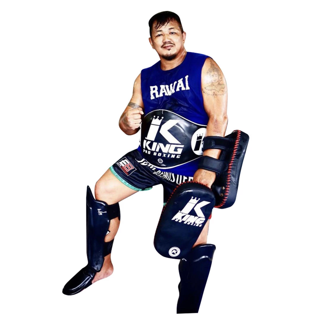 King Pro THAI PADS TRAINER GAE KICK PADS 2 STRAPS 3 King Pro THAI PADS TRAINER GAE KICK PADS 2 STRAPS