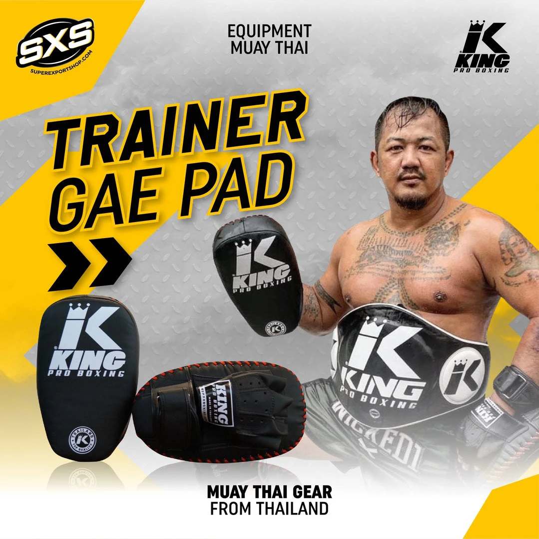 King Pro THAI PADS TRAINER GAE KICK PADS 1 STRAP 5 King Pro THAI PADS TRAINER GAE KICK PADS 1 STRAP