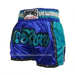 LUMPINEE MUAY THAI SHORTS Retro Fight Kickboxing Men & Women Clothing Martial Arts Training & Grappling - R04