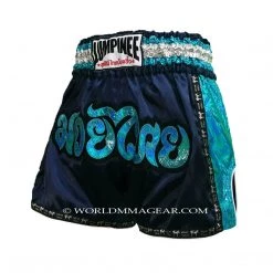 LUMPINEE MUAY THAI SHORTS Retro Fight Kickboxing Men & Women Clothing Martial Arts Training & Grappling - R05