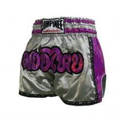 LUMPINEE MUAY THAI SHORTS Retro Fight Kickboxing Men & Women Clothing Martial Arts Training & Grappling - R15