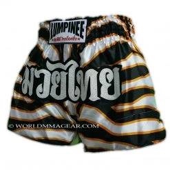 LUMPINEE MUAY THAI SHORTS Retro Fight Kickboxing Men & Women Clothing Martial Arts Training & Grappling - R18