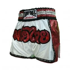 LUMPINEE MUAY THAI SHORTS Retro Fight Kickboxing Men & Women Clothing Martial Arts Training & Grappling - R21