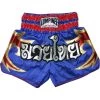 LUMPINEE MUAY THAI SHORTS Retro Fight Kickboxing Men & Women Clothing Martial Arts Training & Grappling - FLAMES BLUE 2 LUMPINEE MUAY THAI SHORTS Retro Fight Kickboxing Men & Women Clothing Martial Arts Training & Grappling - FLAMES BLUE