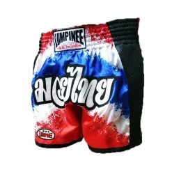 LUMPINEE MUAY THAI SHORTS Retro Fight Kickboxing Men & Women Clothing Martial Arts Training & Grappling - NATION PRIDE