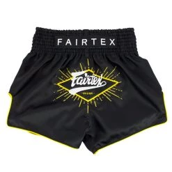 MUAY THAI SHORTS BY FAIRTEX BS1903 BLACK FOCUS 9 MUAY THAI SHORTS BY FAIRTEX BS1903 BLACK FOCUS