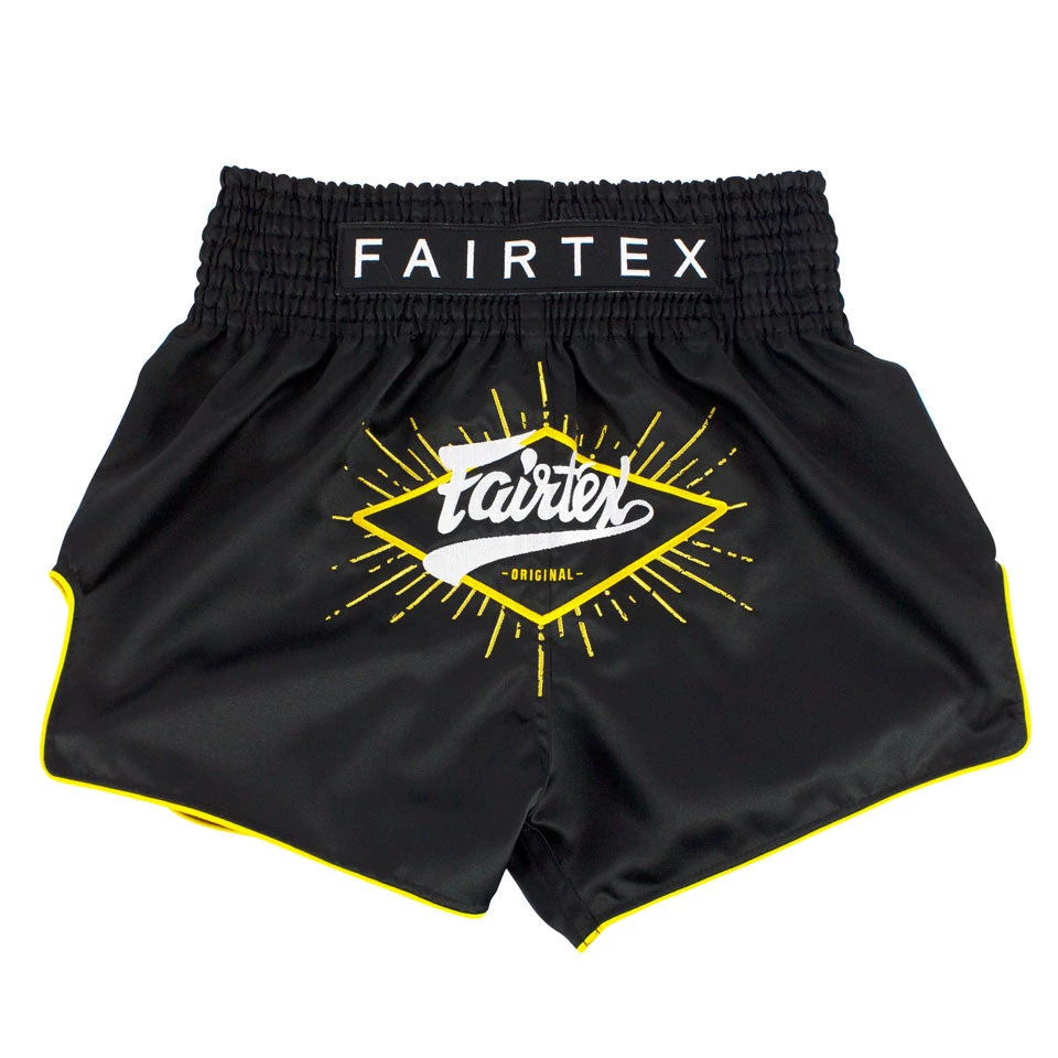 MUAY THAI SHORTS BY FAIRTEX BS1903 BLACK FOCUS 5 MUAY THAI SHORTS BY FAIRTEX BS1903 BLACK FOCUS