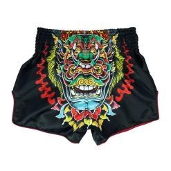 MUAY THAI SHORTS BY FAIRTEX SLIM CUT BS1912 KABUKI