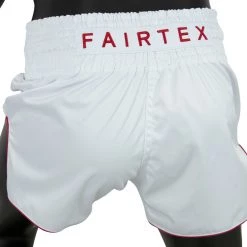 MUAY THAI SHORTS BY FAIRTEX BS1908 WHITE SATORU 10 MUAY THAI SHORTS BY FAIRTEX BS1908 WHITE SATORU
