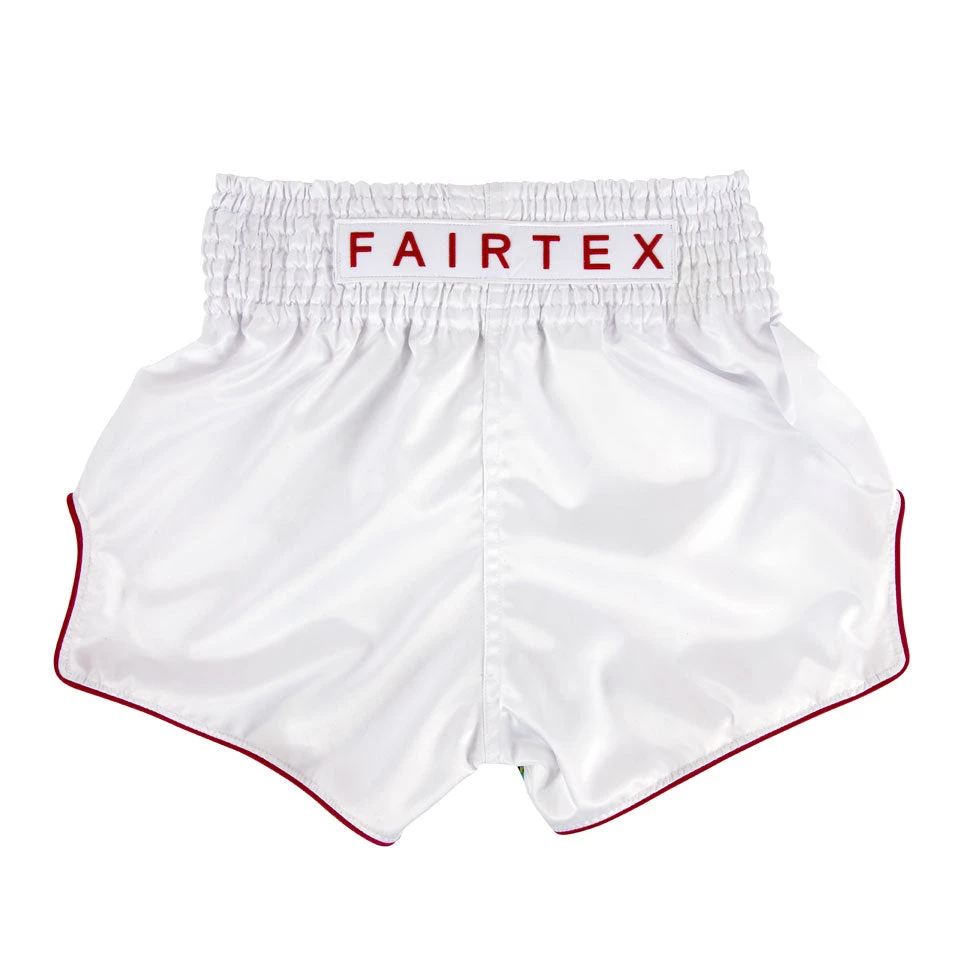 MUAY THAI SHORTS BY FAIRTEX BS1908 WHITE SATORU 7 MUAY THAI SHORTS BY FAIRTEX BS1908 WHITE SATORU