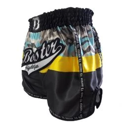 MUAY THAI SHORTS B FORCE BY BOOSTER - CAMO BLACK NEW ARRIVALS