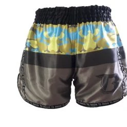 MUAY THAI SHORTS B FORCE BY BOOSTER - CAMO GRAY NEW ARRIVALS