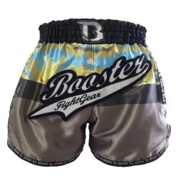 MUAY THAI SHORTS B FORCE BY BOOSTER - CAMO GRAY NEW ARRIVALS