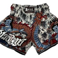 World MMA Gear MUAY THAI SHORTS - SILVER DRAGON