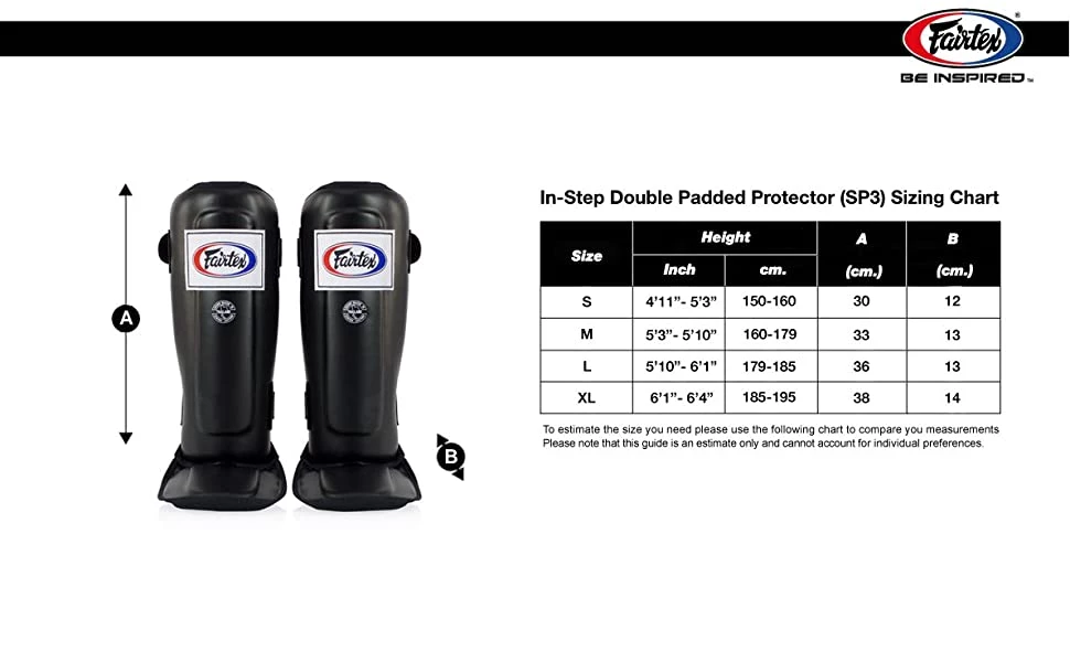 FAIRTEX SHIN GUARDS DOUBLE PADDED PROTECTOR SP3 - BLUE 7 FAIRTEX SHIN GUARDS DOUBLE PADDED PROTECTOR SP3 - BLUE