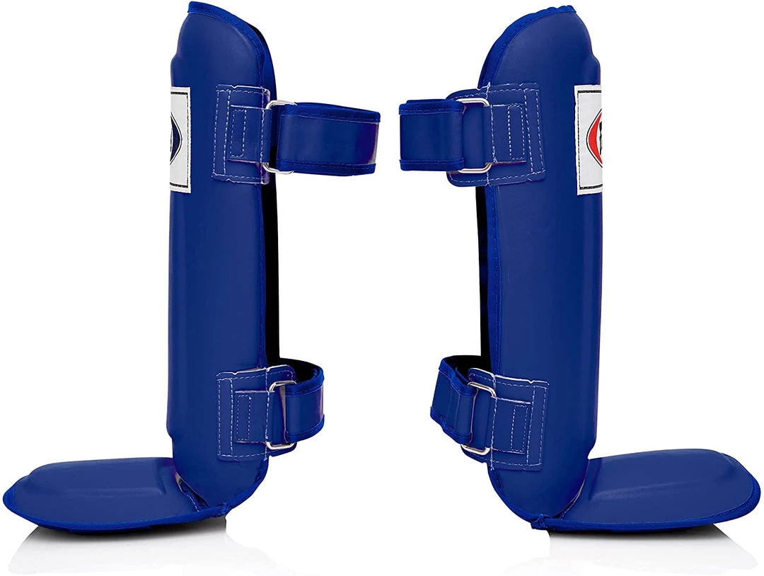 FAIRTEX SHIN GUARDS DOUBLE PADDED PROTECTOR SP3 - BLUE 6 FAIRTEX SHIN GUARDS DOUBLE PADDED PROTECTOR SP3 - BLUE
