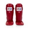 FAIRTEX SHIN GUARDS DOUBLE PADDED PROTECTOR SP3 - RED
