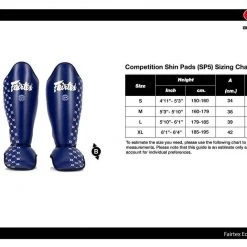 FAIRTEX SHIN GUARDS COMPETITION SP5 - BLACK