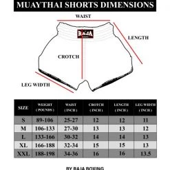 World MMA Gear MUAY THAI SHORTS - GREEN LEAVES