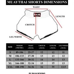World MMA Gear MUAY THAI SHORTS - SILVER DRAGON