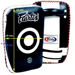 MUAY THAI PADS FAIRTEX SMALL CURVED KICK PADS - KPLC1