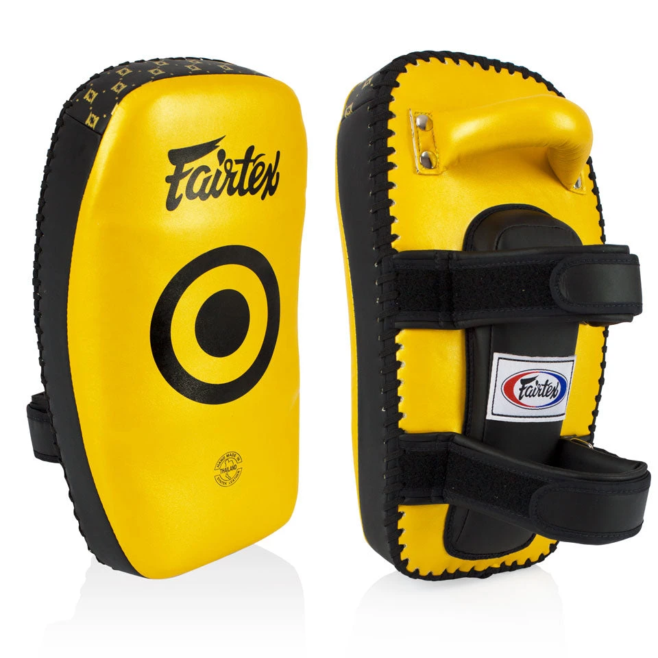 COACHING MUAY THAI PADS FAIRTEX CURVED LIGHT WEIGHT KICK PADS - KPLC5 GOLD 3 COACHING MUAY THAI PADS FAIRTEX CURVED LIGHT WEIGHT KICK PADS - KPLC5 GOLD