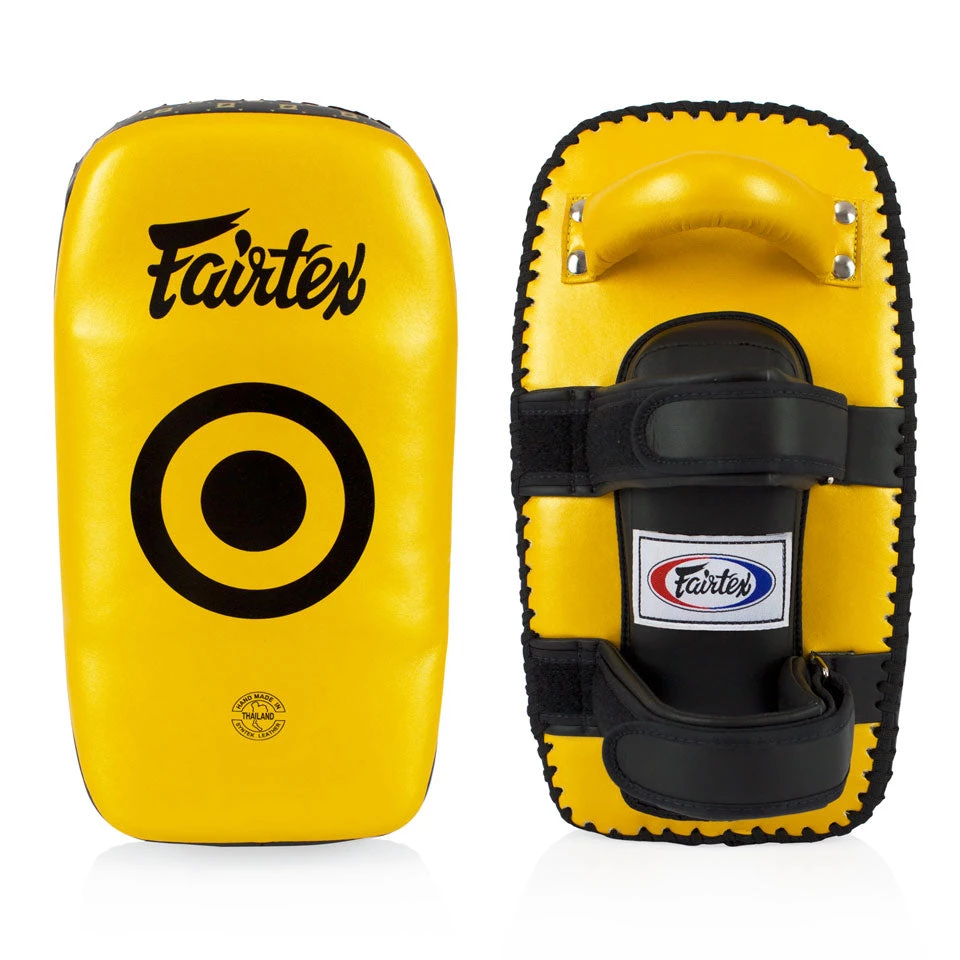 COACHING MUAY THAI PADS FAIRTEX CURVED LIGHT WEIGHT KICK PADS - KPLC5 GOLD 7 COACHING MUAY THAI PADS FAIRTEX CURVED LIGHT WEIGHT KICK PADS - KPLC5 GOLD
