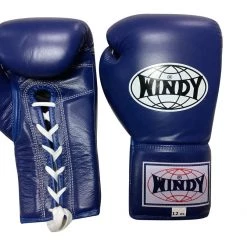 WINDY BOXING GLOVES LACE UP (BGL) BLUE