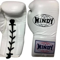 WINDY BOXING GLOVES LACE UP (BGL) WHITE