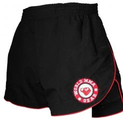 World MMA Gear MICROFIBER MUAY THAI SHORTS MEN WOMEN KICKBOXING THAI BOXING – BLACK