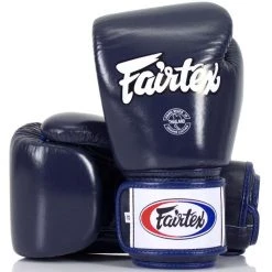 MUAY THAI BOXING GLOVES FAIRTEX BREATHABLE - BGV1 BLUE