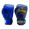 BUAKAW BOXING GLOVES LEATHER BANCHAMEK FIGHT GEAR BGLML1 - BLUE