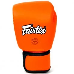 BOXING GLOVES FAIRTEX BGV16 ORANGE REAL LEATHER - ORANGE