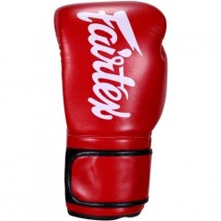MUAY THAI MICROFIBER BOXING GLOVES FAIRTEX BGV14 - RED