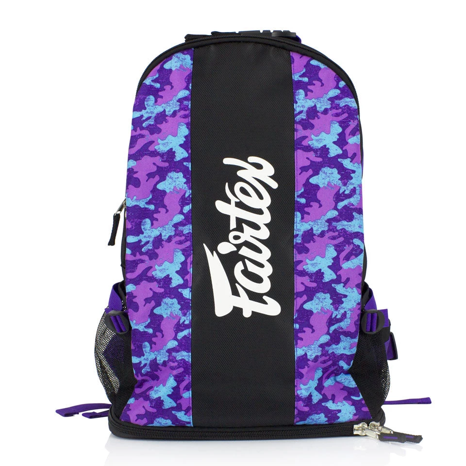 FAIRTEX GYM BAG PURPLE CAMO BAG4 Gym Bags 4 FAIRTEX GYM BAG PURPLE CAMO BAG4 Gym Bags