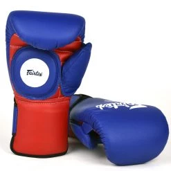 FAIRTEX BOXING GLOVES FOR COACHING BGV13 SPARRING GLOVES - BLUE