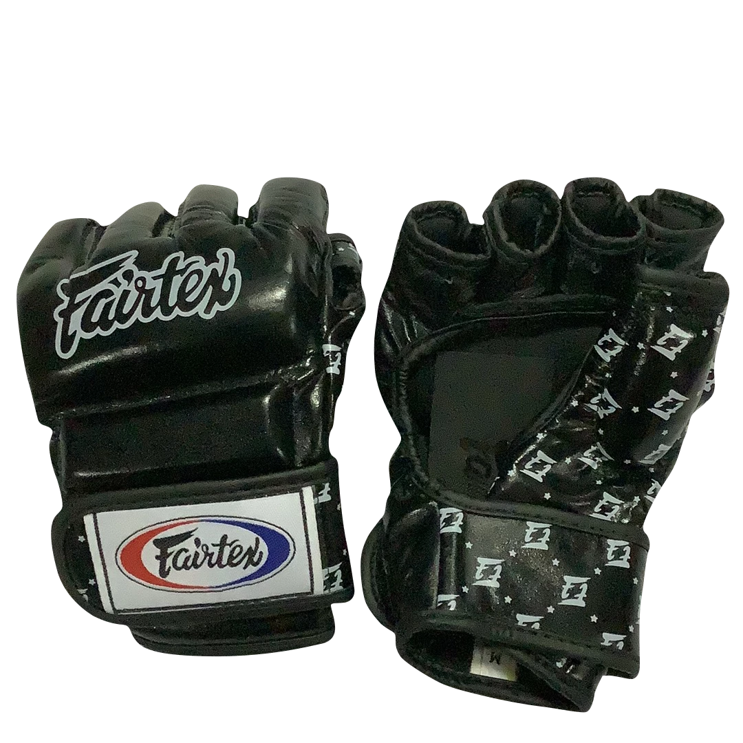 MUAY THAI MMA GLOVES FAIRTEX SPLIT KNUCKLES FGV17 - BLACK 3 MUAY THAI MMA GLOVES FAIRTEX SPLIT KNUCKLES FGV17 - BLACK
