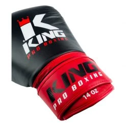 BOXING GLOVES PROFESSIONAL KING PRO KPB - BLACK/RED