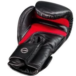 KING PRO BOXING GLOVES STAR AIR LEATHER BLACK