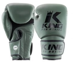 BOXING GLOVES KING PRO STAR AIR LEATHER GREEN