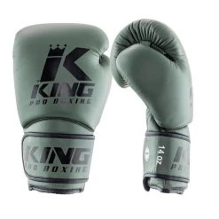 BOXING GLOVES KING PRO STAR AIR LEATHER GREEN
