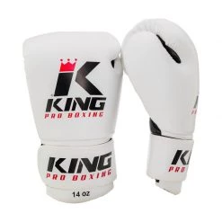 BOXING GLOVES PROFESSIONAL KING PRO KPB - WHITE
